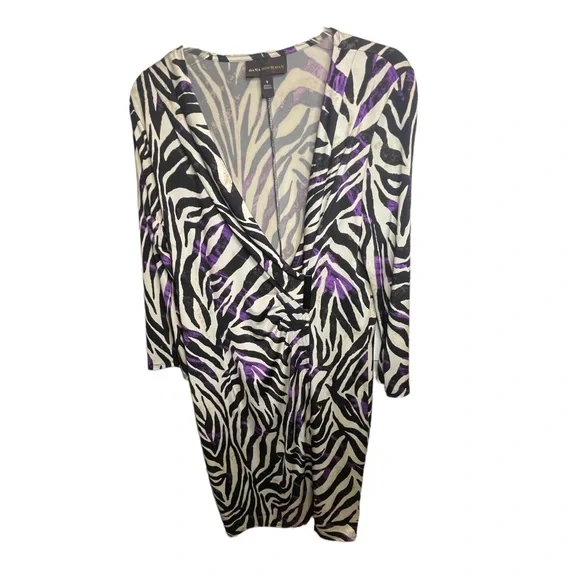 purple zebra print dress Wild Mini Dress